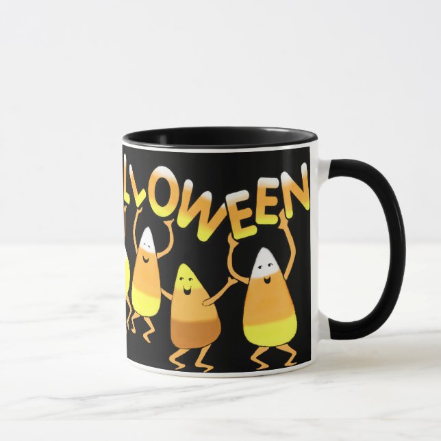 Halloween-Süßigkeits-Mais-Tasse Tasse (Rechts)