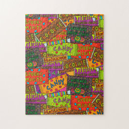 Halloween-Süßigkeits-Spaß Puzzle