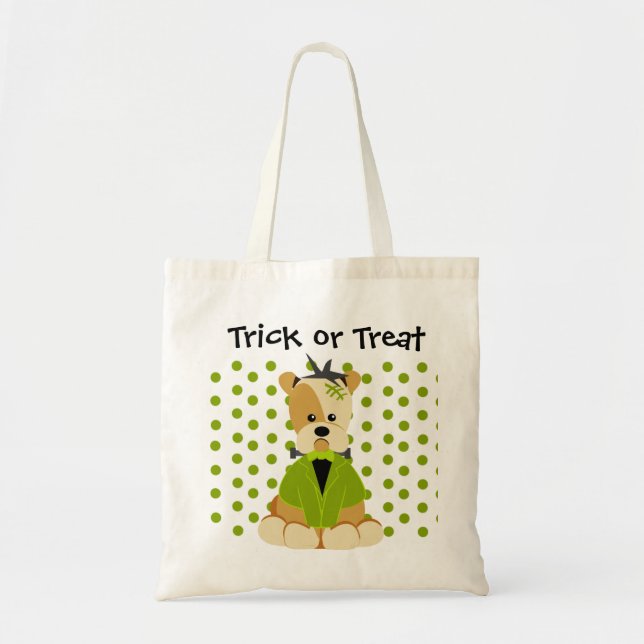 Halloween-Süßigkeits-Tasche - Bruno-Hund Tragetasche (Vorne)
