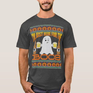 Halloween Sweater Style Beer Ich bin hier T-Shirt