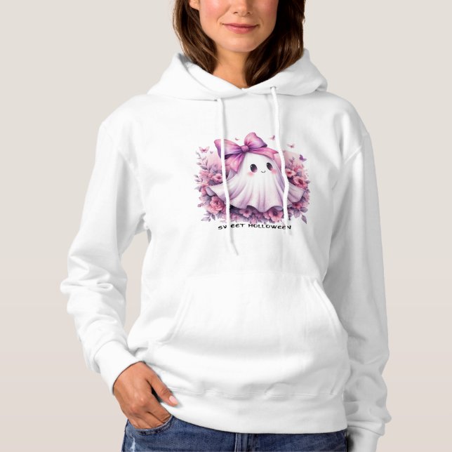 Halloween Sweatshirt, Niedliche Frauensaison Hoodie (Vorderseite)