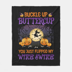 Halloween-Switch knöpfen Buttercup Fleecedecke