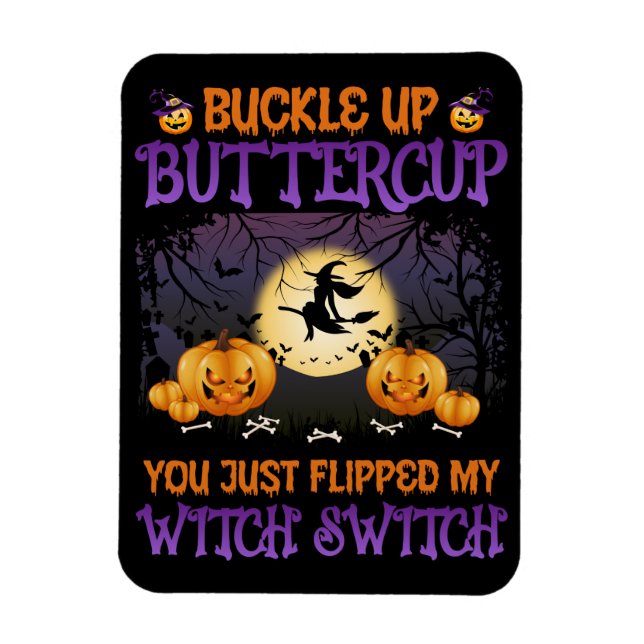 Halloween-Switch knöpfen Buttercup Magnet (Vertikal)