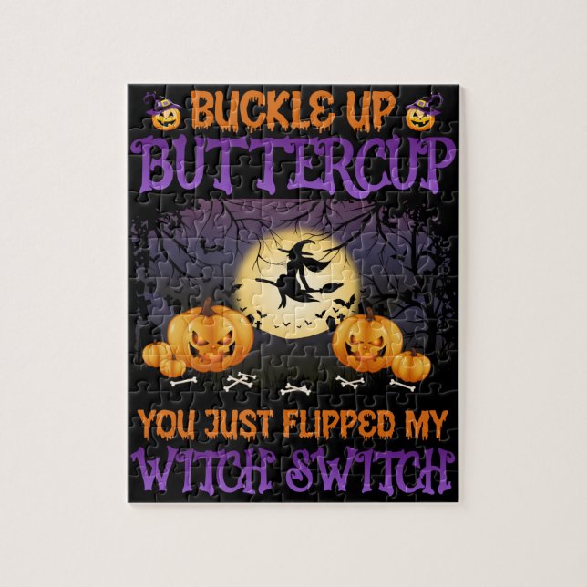 Halloween-Switch knöpfen Buttercup Puzzle (Vertikal)
