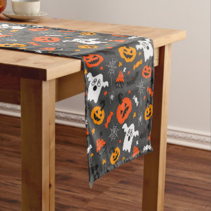 Halloween-Symbole Mittelgroßer Tischläufer