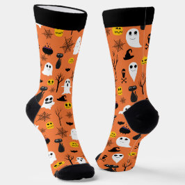 Halloween-Symbole nahtlos Muster 3 Socken