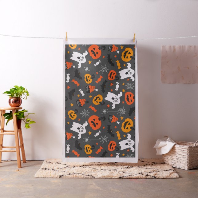 Halloween-Symbole Stoff (Beispiel)