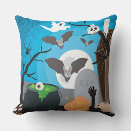 Halloween Szene Kissen