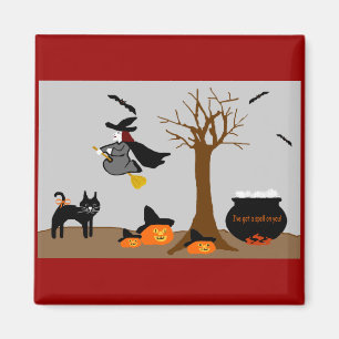 Halloween-Szenenmagnet Magnet