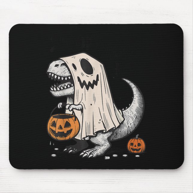Halloween T-rex Dinosaurier Sokysaurus Rex Boys Ki Mousepad (Vorne)