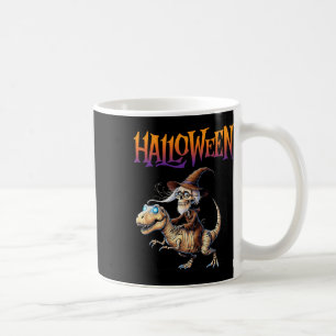 Halloween T-Rex-Skelett-Fahrt  Kaffeetasse
