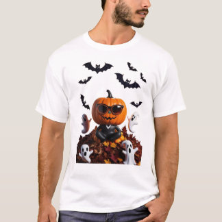 Halloween T-Shirt - Creepin' Es echtes Pumpkin-Des