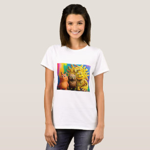 Halloween T - Shirt - Creepisches Niedliches Monst