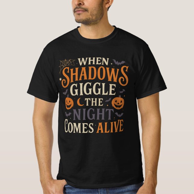 Halloween T - Shirt Design Shadow Night (Vorderseite)