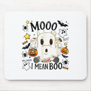 Halloween T-Shirt Funny Moo I Gemein Boo Niedliche Mousepad
