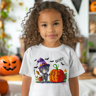 Halloween-T - Shirt für Kleinkinder: STEM Hexengeb