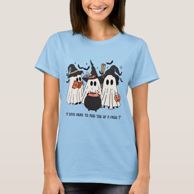 Halloween-T - Shirt - Ghost-Hexen-Trio (Vorderseite)