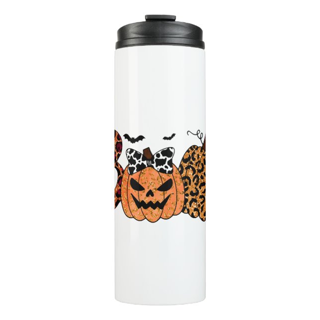 Halloween T-Shirt, Halloween Thermosbecher (Vorderseite)