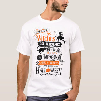Halloween-T - Shirt, Hexenbroom Halloween-T - Shir T-Shirt