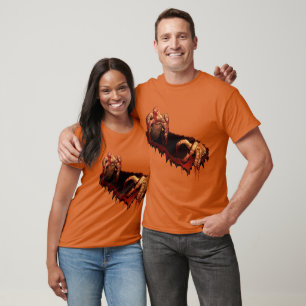 Halloween T - Shirt Horror Zombie Untot Tee Shirt