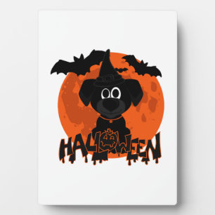 Halloween T-Shirt Hunde Fotoplatte