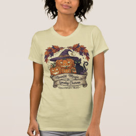 Halloween-T - Shirt "Moonlit Magic & Spooky Charms