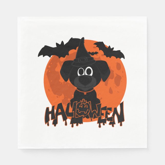 Halloween-T - Shirt Serviette (Vorderseite)