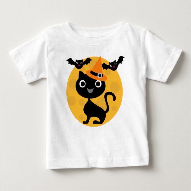 Halloween-T - Shirt und -Geschenke für Katzen und  (Vorderseite)