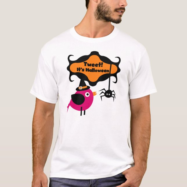 Halloween-T - Shirt und -Geschenke getweetet (Vorderseite)