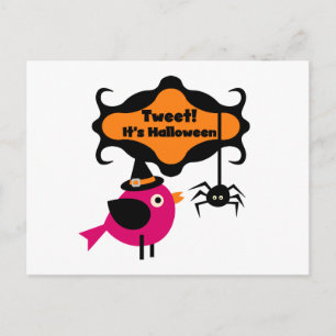 Halloween-T - Shirt und -Geschenke getweetet Postkarte