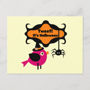 Halloween-T - Shirt und -Geschenke getweetet Postkarte