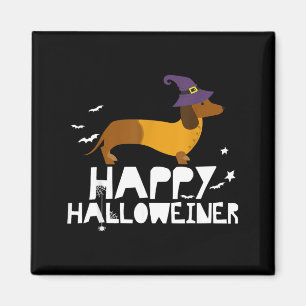 Halloween T-Shirts Dachshund Halloween-Shirt Hund Magnet