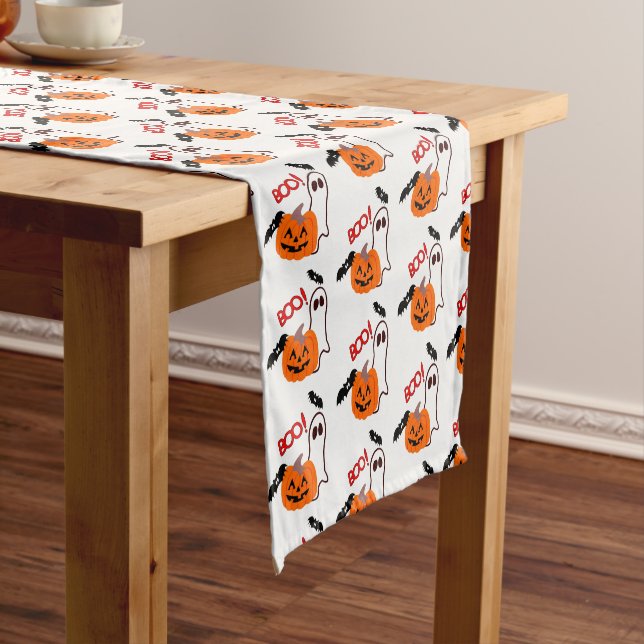 Halloween Table Runner Kurzer Tischläufer (Beispiel)