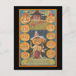 Halloween-Tabus Postkarte