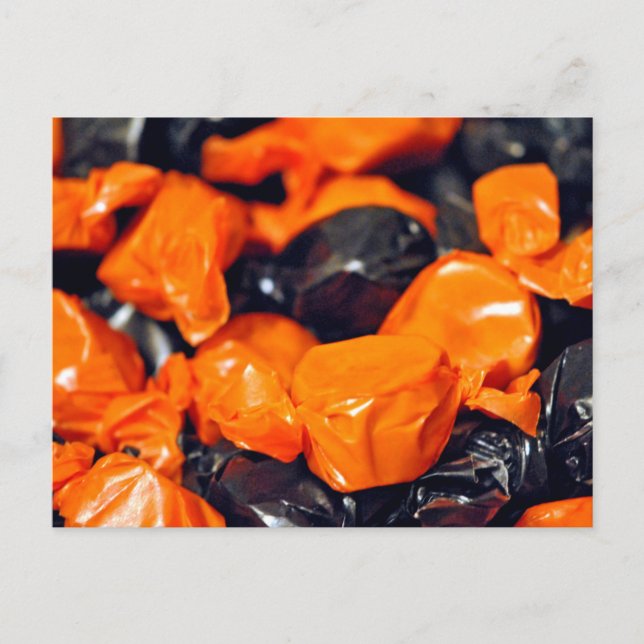 Halloween Taffy Postcard Postkarte (Vorderseite)