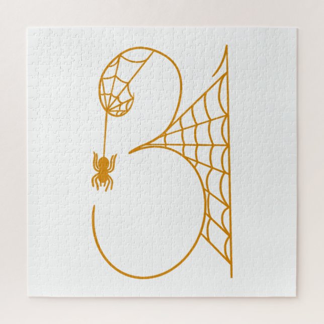 Halloween-Tag 31 Spinnennetze Puzzle (Vertikal)