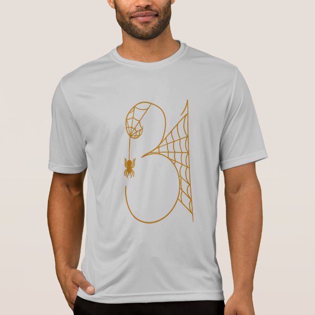 Halloween Tag 31 Spinnennetze T-Shirt (Vorderseite)