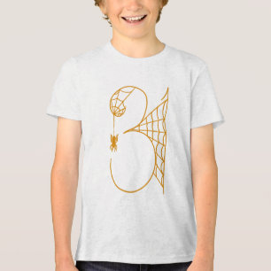 Halloween Tag 31 Spinnennetze Tri-Blend Shirt