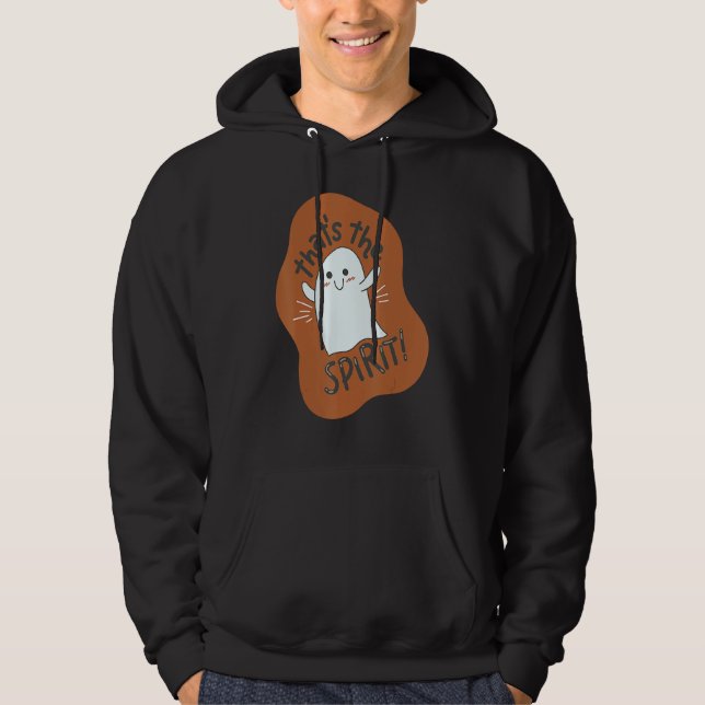 Halloween-Tag-Feier Pun-Geist Geist Dumm  Hoodie (Vorderseite)