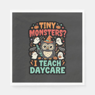 Halloween Tagesmutter Winzige Monster Serviette