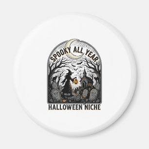Halloween Tägliches Shirt Gruseliges Ganzjahresdes Magnet