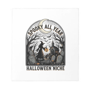Halloween Tägliches Shirt Gruseliges Ganzjahresdes Notizblock