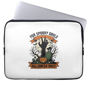Halloween Tägliches Shirt Vintage Gruselig Hand Ku Laptopschutzhülle