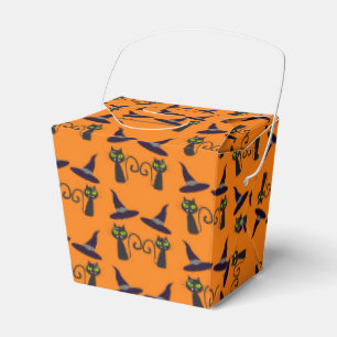 Halloween Take Out Gefallen Box - Katzen & Hats Geschenkschachtel