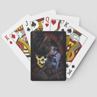 Halloween Talking Board Skeleton Playing Cards Spielkarten