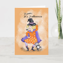 Halloween-Tanz Karte
