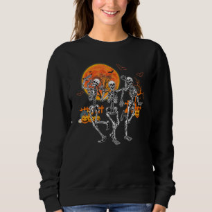 Halloween-Tanz von Death-Macabre-Skeleton-Tanz Sweatshirt