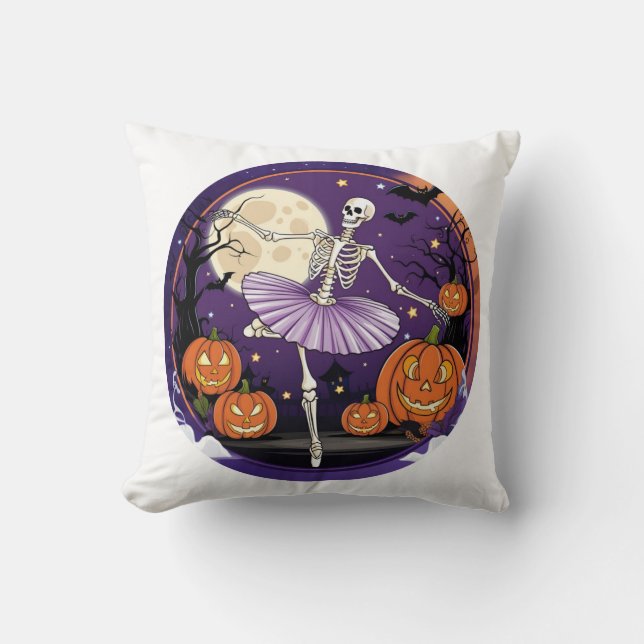 Halloween Tanzskelett , das beste Geschenk aller Z Kissen (Vorderseite)