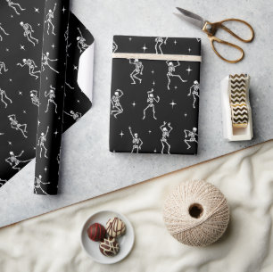 Halloween-Tanzskelette Geschenkpapier