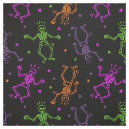Halloween-Tanzskelette Stoff